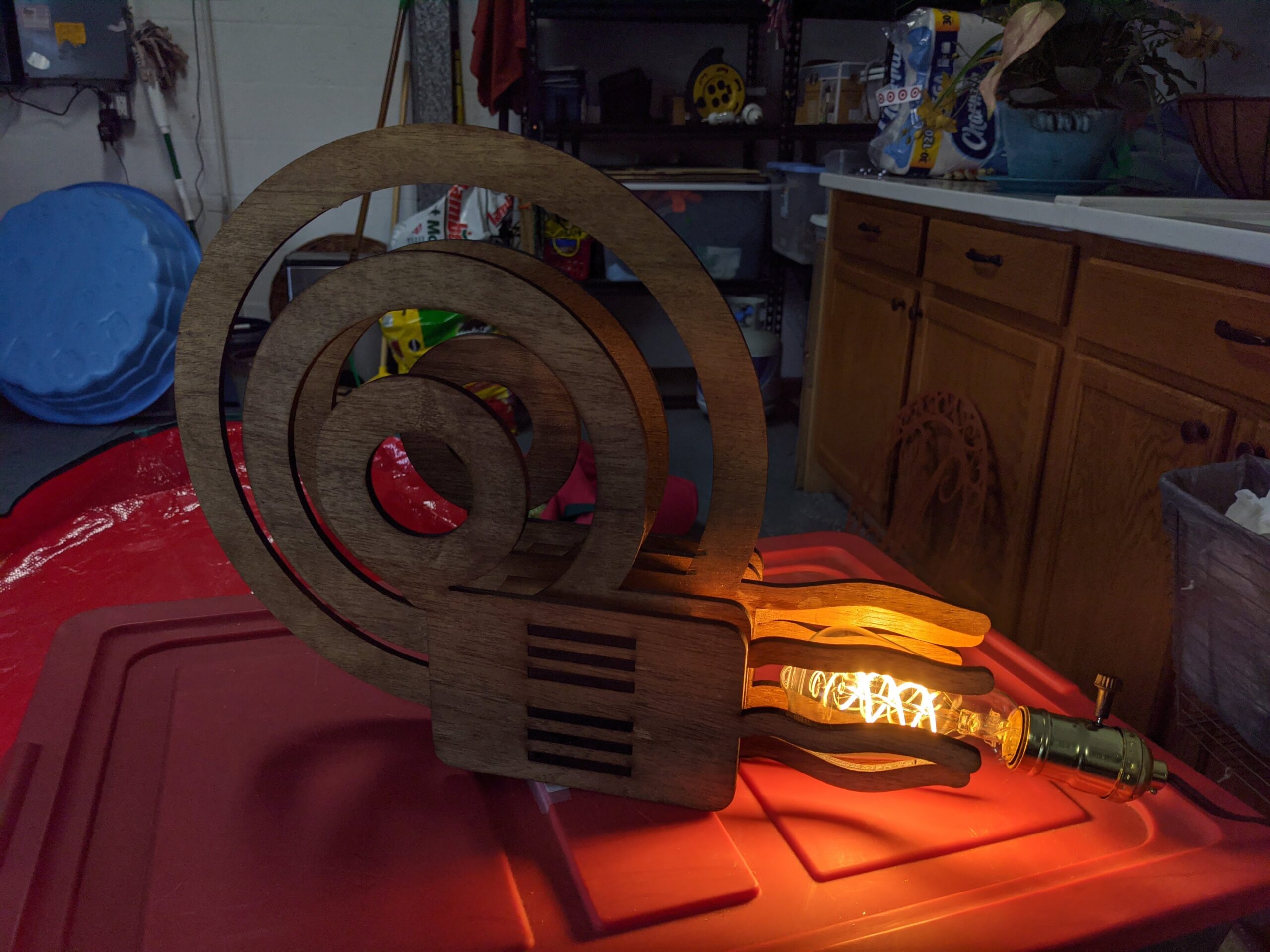 Ammonite Lamp