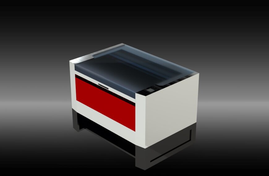 Lasercutter Model/Render