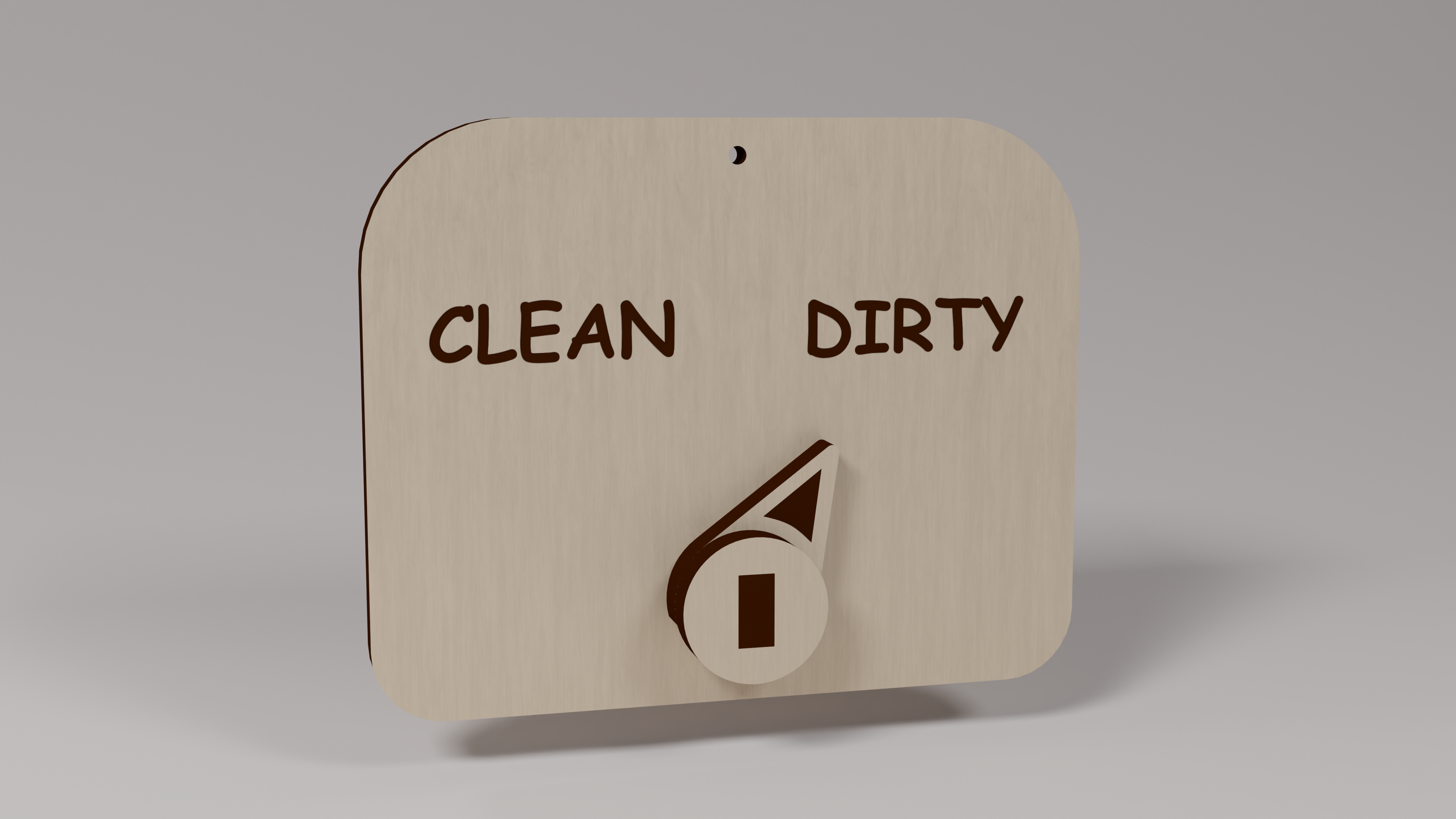 Clean & Dirty Sign